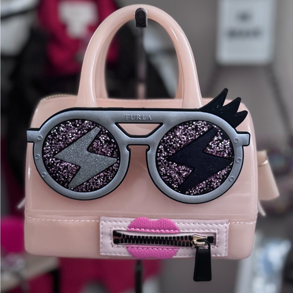 Furla Candy Mini Boston Bag • Peach Jelly • Rare